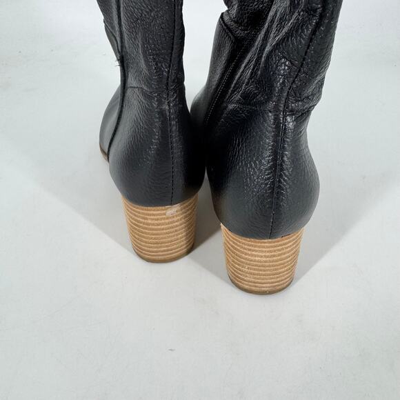 Intentionally Blank Carlos Leather Tall Boot in Black - Picture 9 of 11